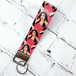 Cardi B Keychain